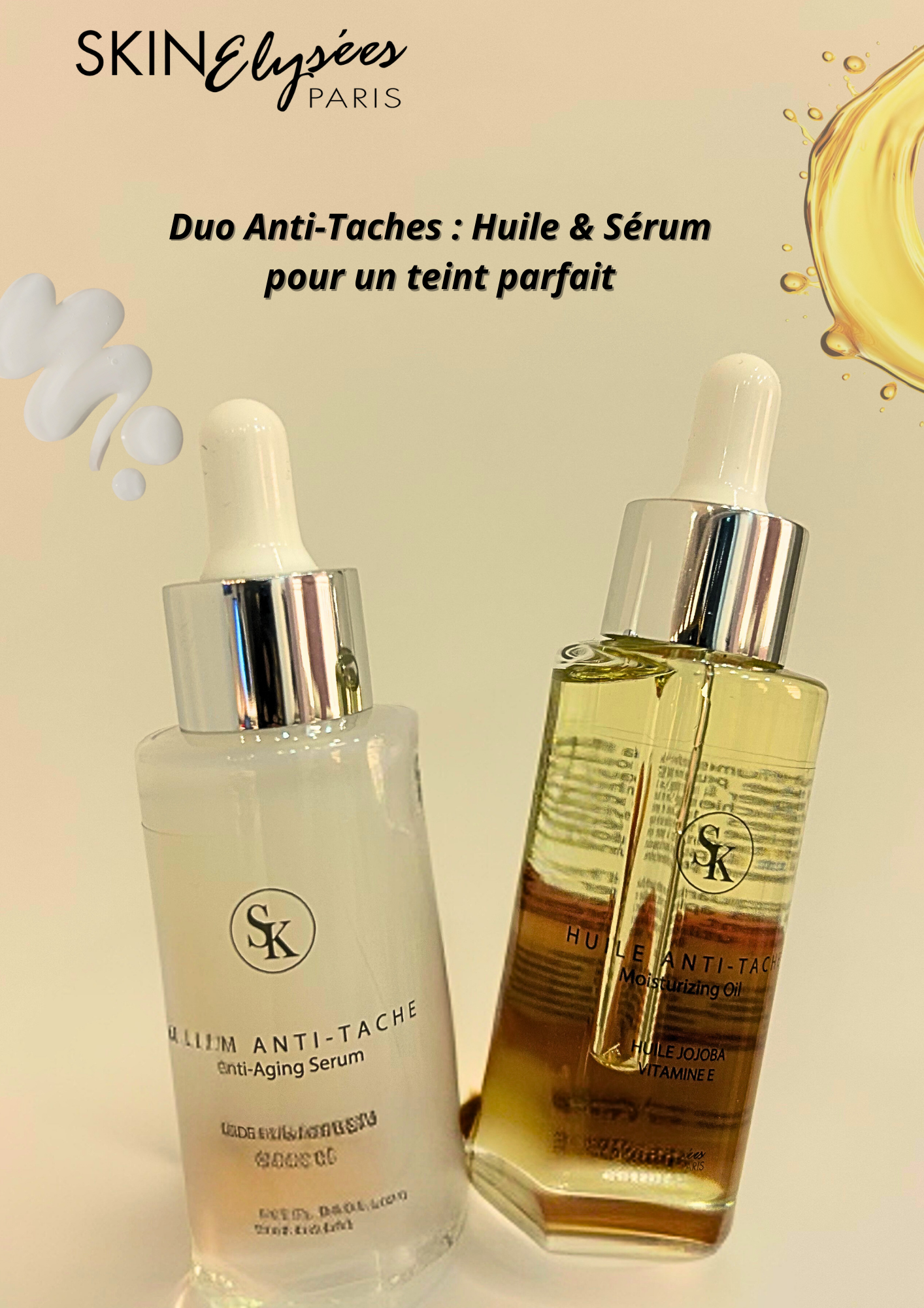 Duo sérum et huile anti-tache